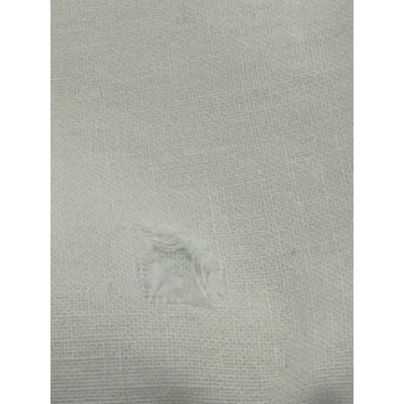 Vintage Yellow Embroidered Cross Stitch Pillow Cases Floral Circles "Hers" - Picture 4 of 6